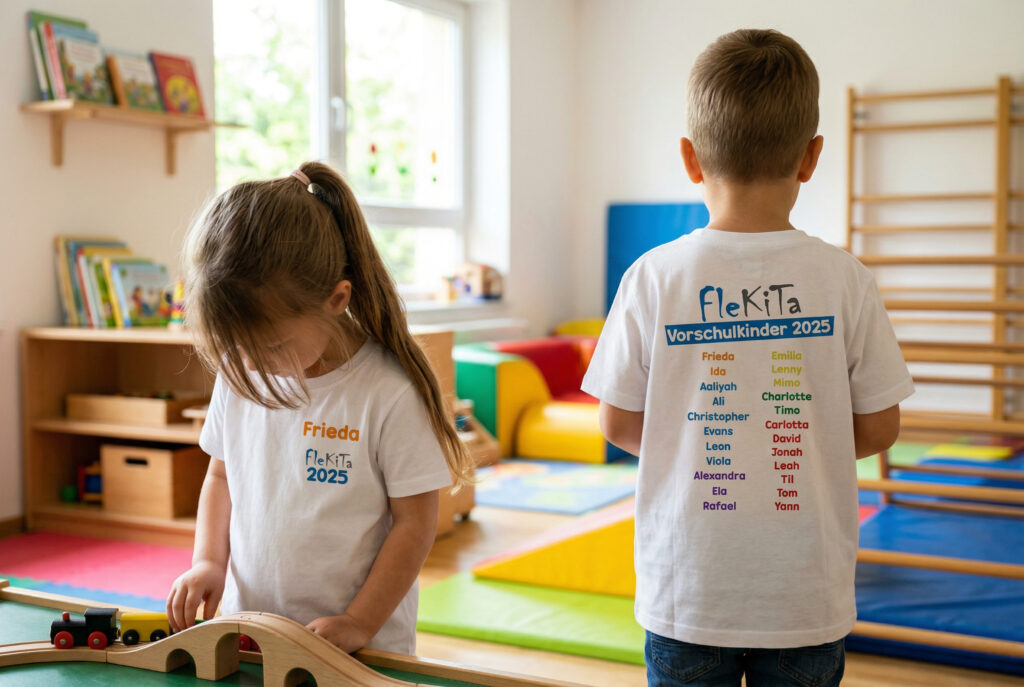 Kita Abschluss Shirts Textildruck und Shirtdruck Bocholt